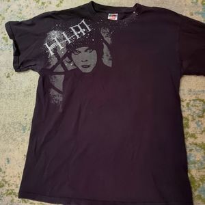 HIM Love Metal Band Tee Shirt Size Medium
